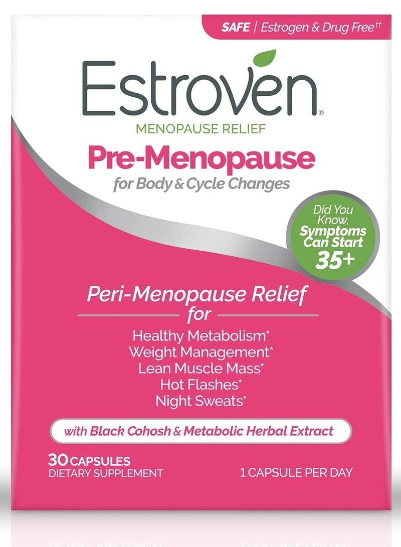 إستروفين كبسولات لتخفيف التعرق الليلي ودعم ما قبل الطمث - Image 3